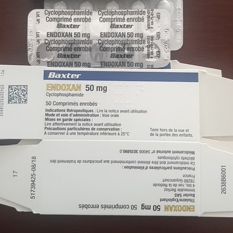 Endoxan 50mg hộp 50 viên 