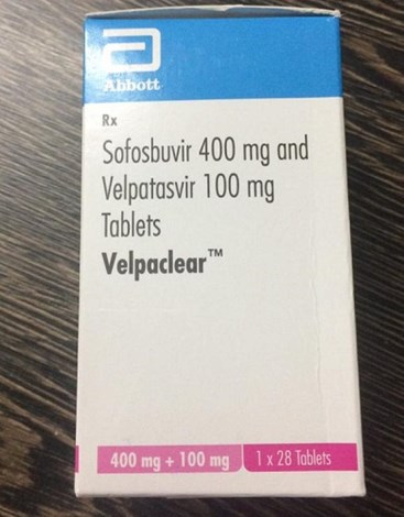 Velpaclear 400mg/100mg hộp 28 viên