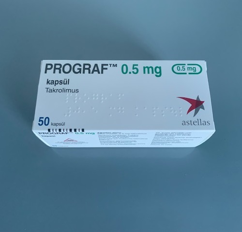 Prograf 0.5mg hộp 50 viên 