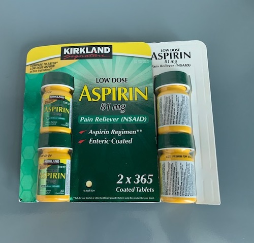 Aspirin 81mg lọ 365 viên 