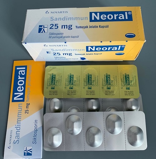 SandimmunNeoral 25mg hộp 50 viên