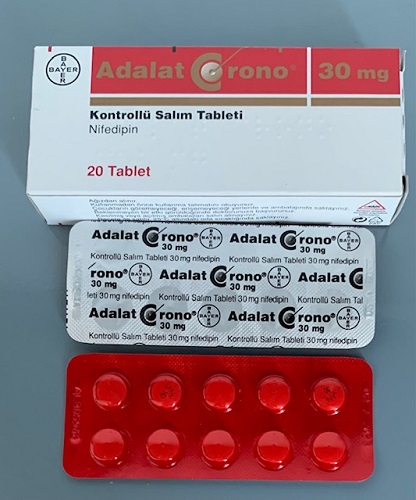 Adalat Crono 30 Mg 20 viên