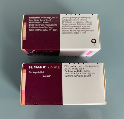 Femara 2.5mg hộp 30 viên 