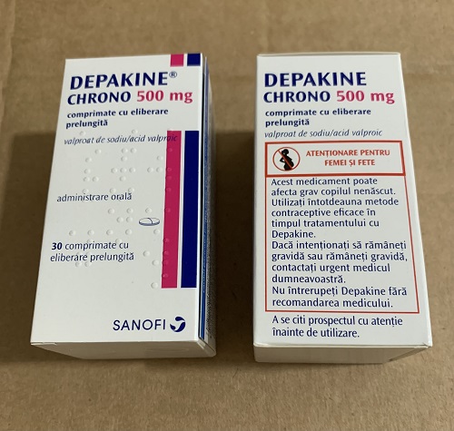 Depakin Chrono 500mg hộp 1 lọ 30 viên