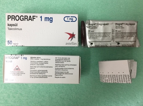 Prograf 1mg hộp 50 viên 